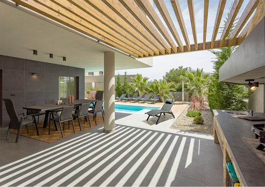 Bizzotto Outdoor Gartenstuhl-2er-Set Odeon mit Armlehnen, stapelbar - Komfortmöbel24