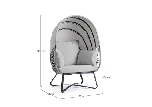 Bizzotto Outdoor Loungesessel Eldon - Komfortmöbel24