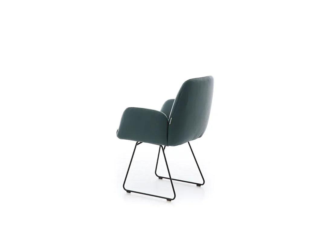 W.SCHILLIG seat&eat ole 11620 ME Leder Z62/27 dark petrol blue - Komfortmöbel24