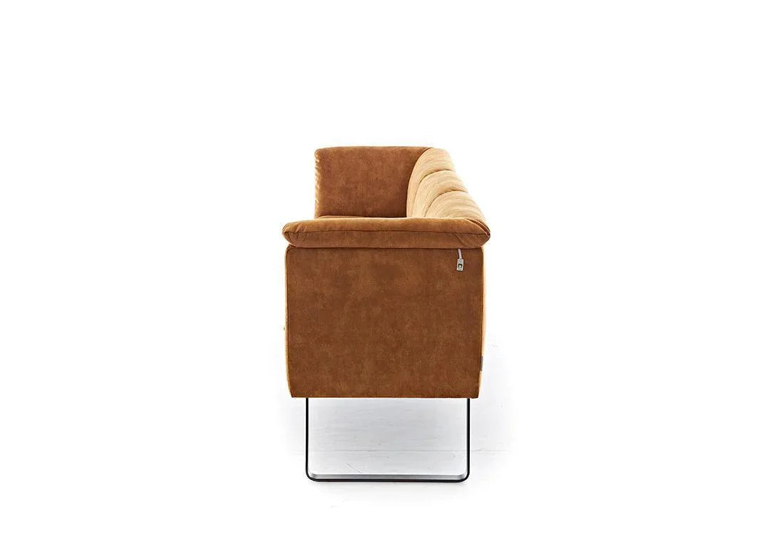 W.SCHILLIG seat&eat lounge 11752 B220 Stoff S41/52 cognac - Komfortmöbel24