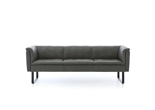 W.SCHILLIG seat&eat lounge 11752 B220 Leder Z69/95 anthracite - Komfortmöbel24