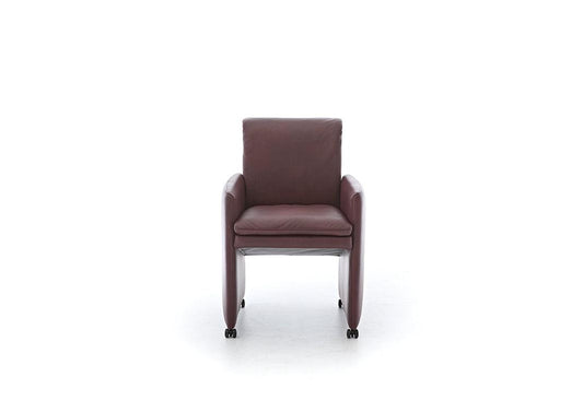 W.SCHILLIG seat&eat lounge 11752 M Leder Z69/13 burgundy - Komfortmöbel24