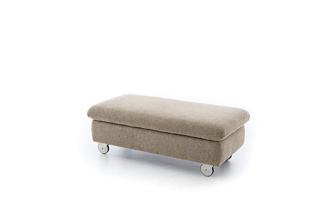 W.SCHILLIG Hocker taoo 15278 GK120 Stoff S22/49 sesame - Komfortmöbel24