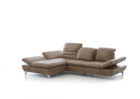 W.SCHILLIG Longchair taoo 15278 in Leder Z75/49 sand - Komfortmöbel24