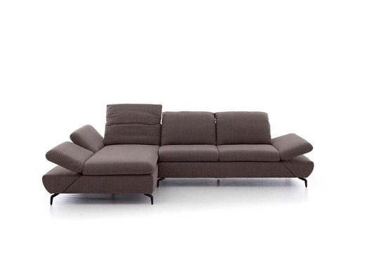 W.SCHILLIG Longchair taoo 15278 Stoff W82/53 chocolate - Komfortmöbel24