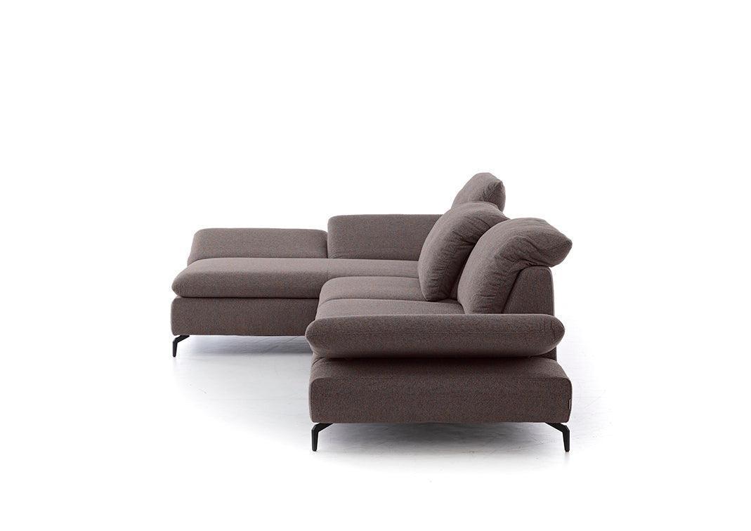 W.SCHILLIG Longchair taoo 15278 Stoff W82/53 chocolate - Komfortmöbel24