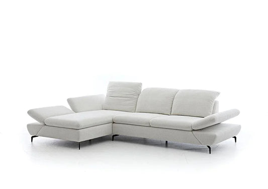 W.SCHILLIG Longchair taoo 15278 in Stoff R75/43 snow - Komfortmöbel24