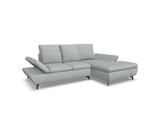 W.SCHILLIG Longchair taoo 15278 (B=284 cm) Stoff S 75/21 light grey