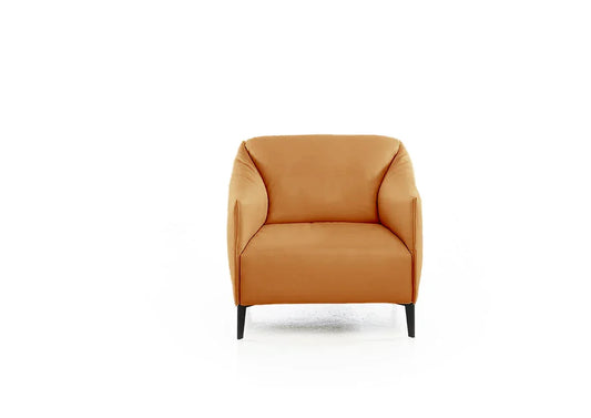 W.SCHILLIG Sessel sally 15350 Leder Z69/52 kurkuma - Komfortmöbel24