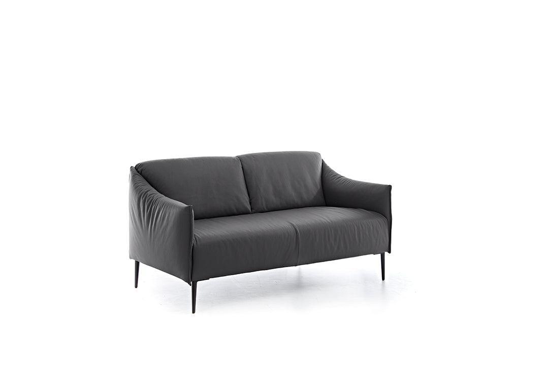 W.SCHILLIG Sofa sally 15350 N70 Leder Z59/99 schwarz - Komfortmöbel24