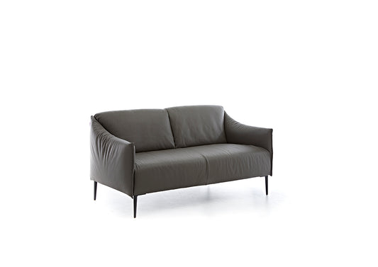 W.SCHILLIG Sofa sally N70 Leder Z73/95 graphite