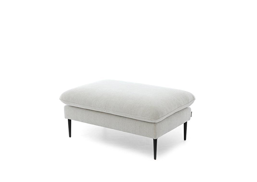 W.SCHILLIG Hocker enjoy&MORE 15450 G105 Stoff R75/43 snow - Komfortmöbel24