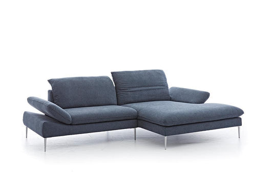 W.SCHILLIG Longchair enjoy&MORE 15450 Stoff R66/28 marine - Komfortmöbel24