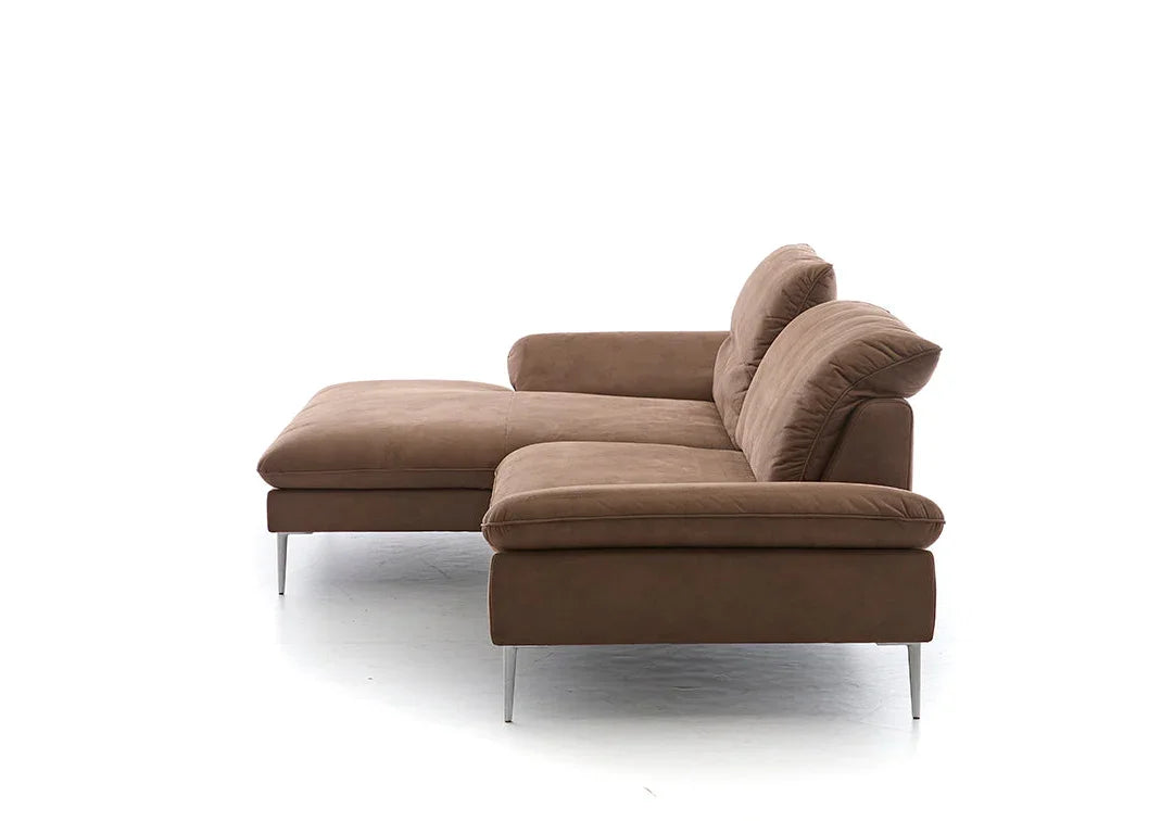 W.SCHILLIG Longchair enjoy&MORE 15450 Stoff S37/54 chocolate - Komfortmöbel24