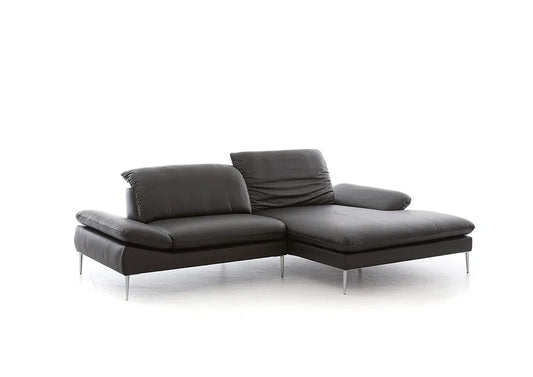 W.SCHILLIG Longchair enjoy&MORE 15450 Leder Z62/54 zartbitter - Komfortmöbel24