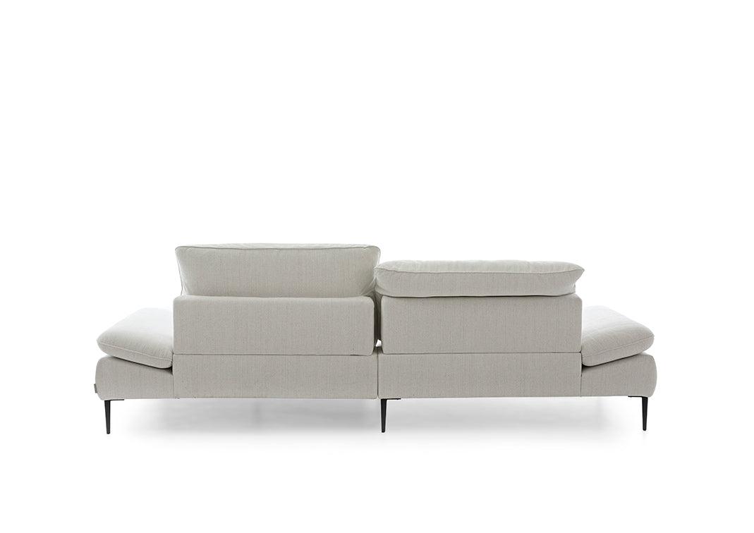 W.SCHILLIG Longchair enjoy&MORE 15450 Stoff R75/43 snow - Komfortmöbel24