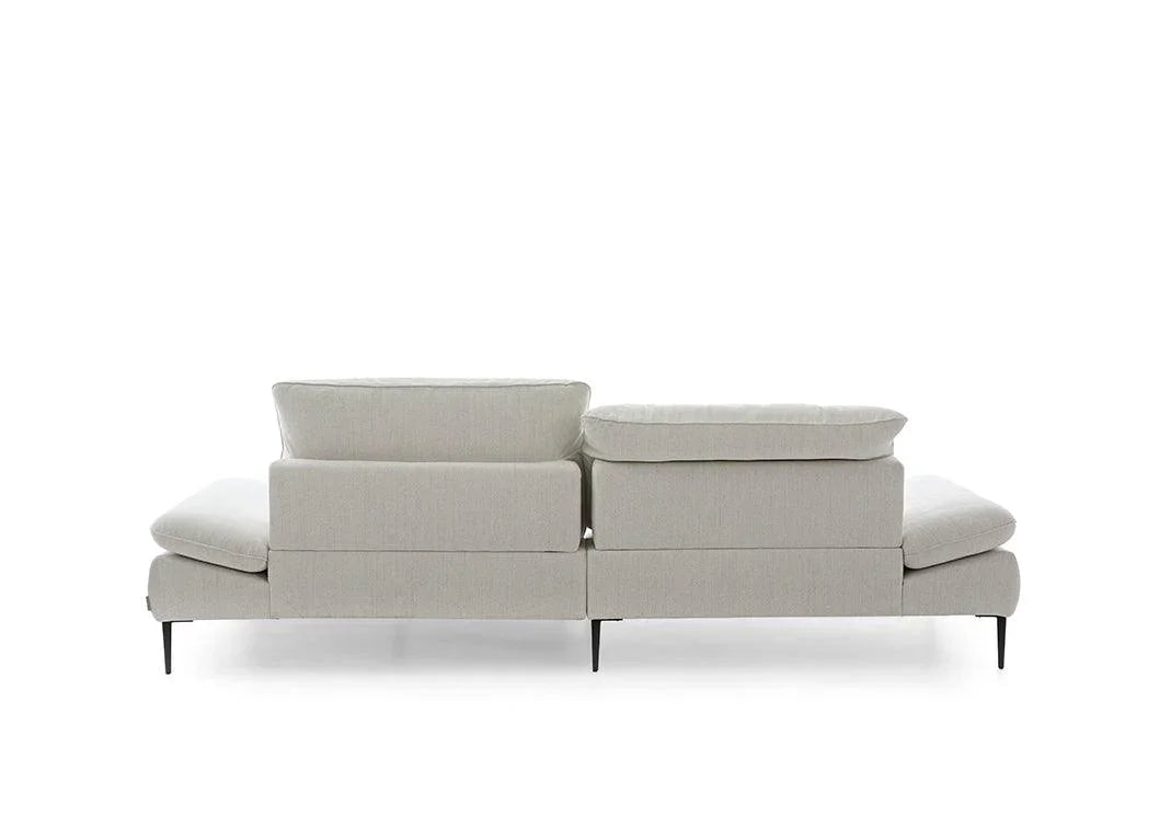 W.SCHILLIG Longchair enjoy&MORE 15450 Stoff R75/43 snow - Komfortmöbel24
