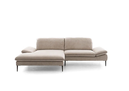 W.SCHILLIG Longchair enjoy&MORE 15450 Stoff S44/48 ecru - Komfortmöbel24