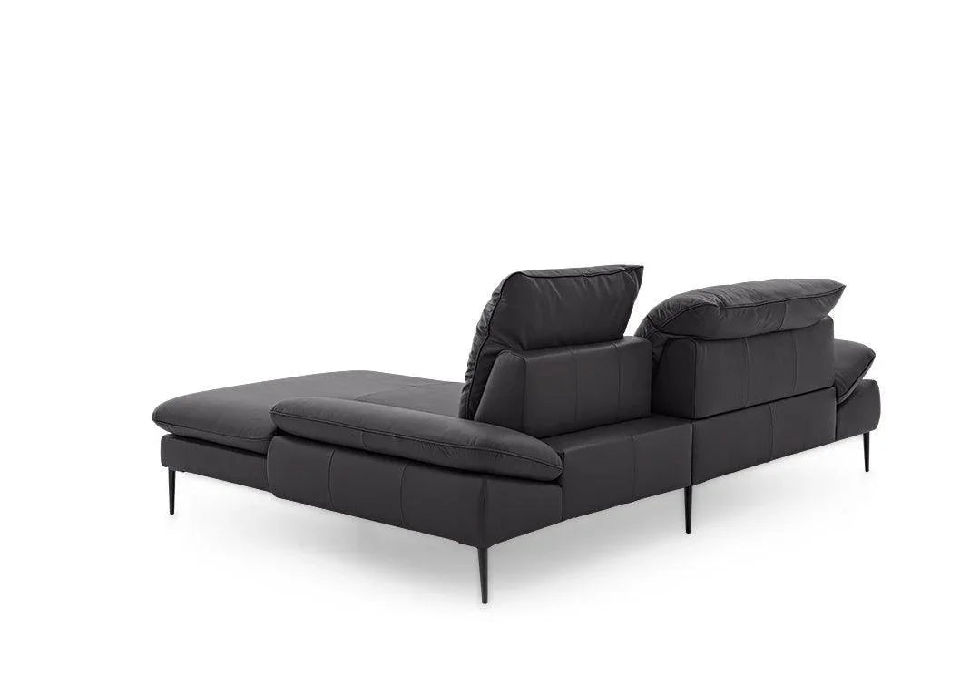 W.SCHILLIG Longchair enjoy&MORE 15450 Leder Z59/99 schwarz - Komfortmöbel24