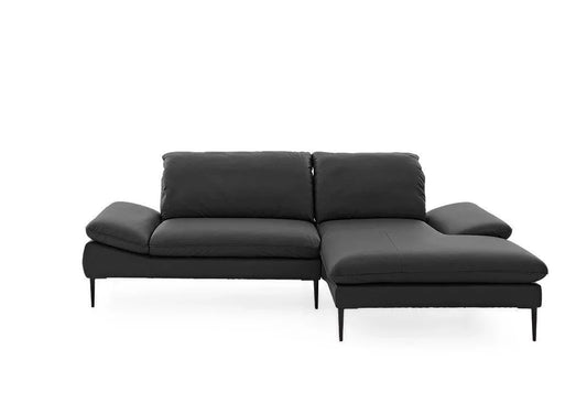 W.SCHILLIG Longchair enjoy&MORE 15450 Leder Z73/99 nachtschwarz - Komfortmöbel24