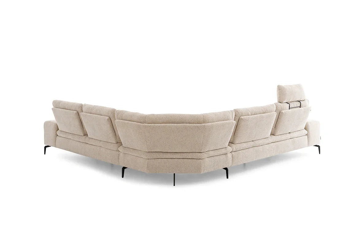 W.SCHILLIG Ecksofa valentinoo 16540 Stoff S75/44 ivory - Komfortmöbel24