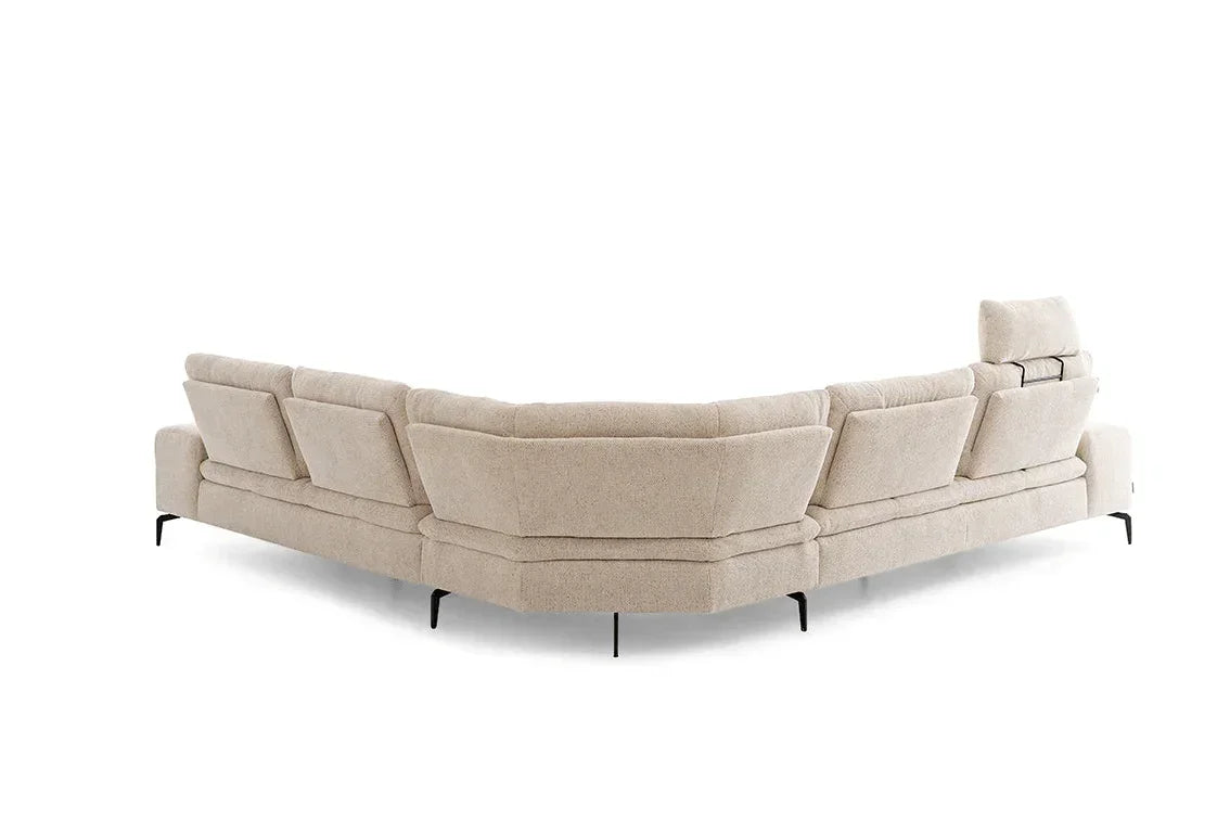 W.SCHILLIG Ecksofa valentinoo 16540 Stoff S75/44 ivory - Komfortmöbel24