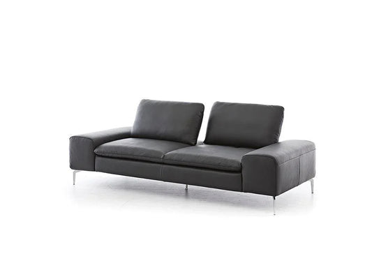 W.SCHILLIG Sofa valentinoo 16540 NL85 Leder Z73/99 nachtschwarz - Komfortmöbel24