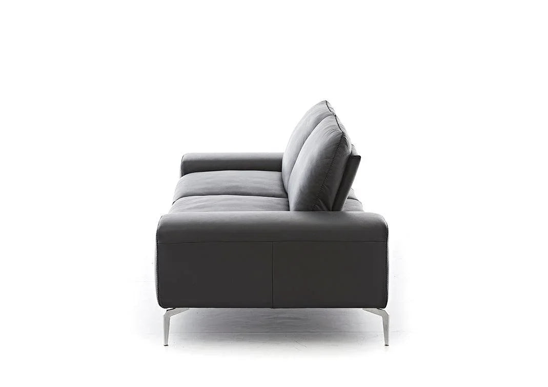 W.SCHILLIG Sofa valentinoo 16540 NL85 Leder Z73/99 nachtschwarz - Komfortmöbel24