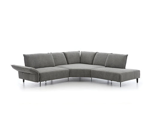 W.SCHILLIG Ecksofa bonnie 16660 Stoff S75/23 dark grey - Komfortmöbel24
