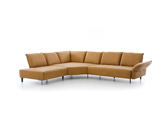 W.SCHILLIG Ecksofa bonnie 16660 Leder Z69/52 kurkuma - Komfortmöbel24