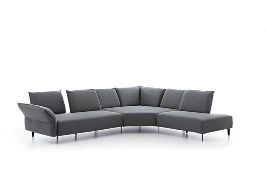 W.SCHILLIG Ecksofa bonnie 16660 Stoff W82/94 anthracite - Komfortmöbel24