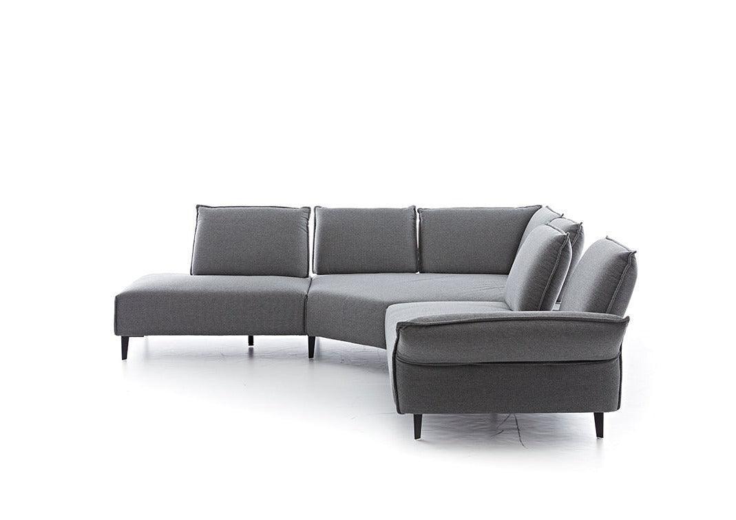 W.SCHILLIG Ecksofa bonnie 16660 Stoff W82/94 anthracite - Komfortmöbel24