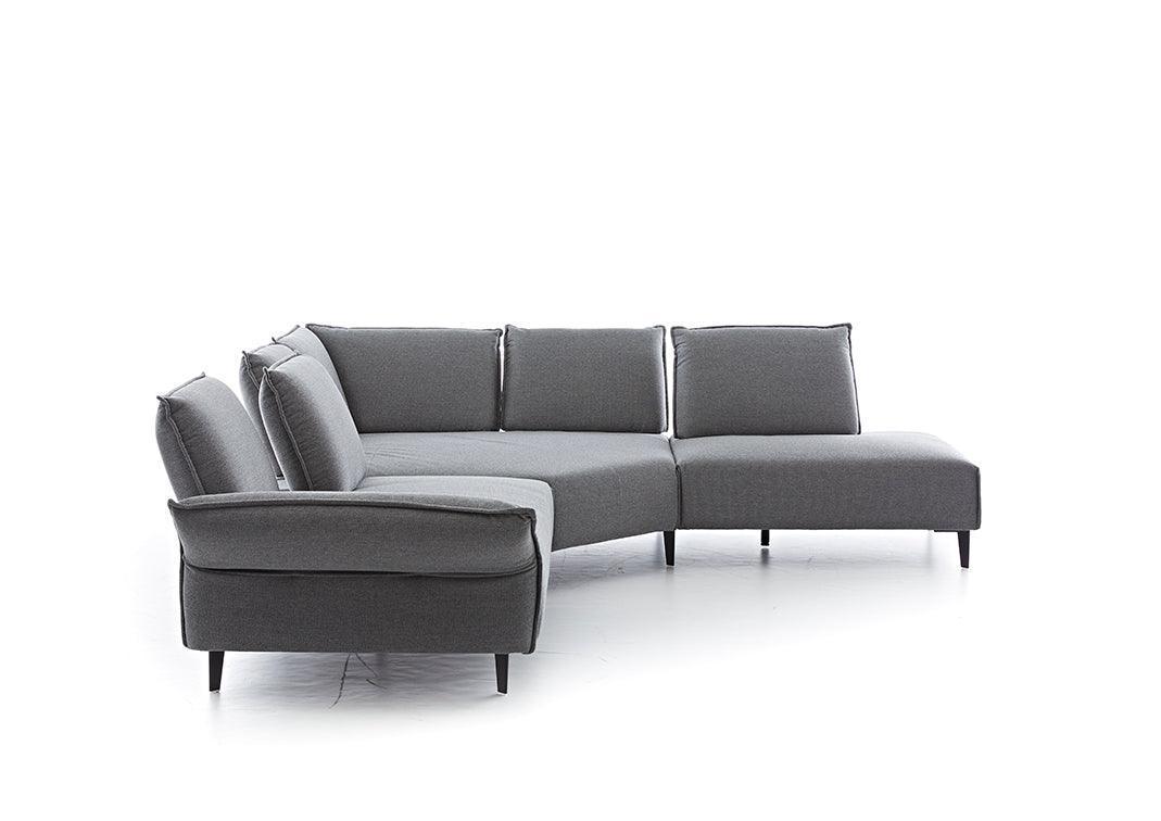 W.SCHILLIG Ecksofa bonnie 16660 Stoff W82/94 anthracite - Komfortmöbel24