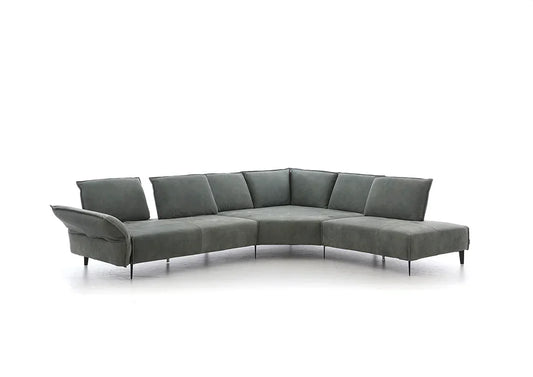 W.SCHILLIG Ecksofa bonnie 16660 Leder Z85/26 eucalyptus - Komfortmöbel24