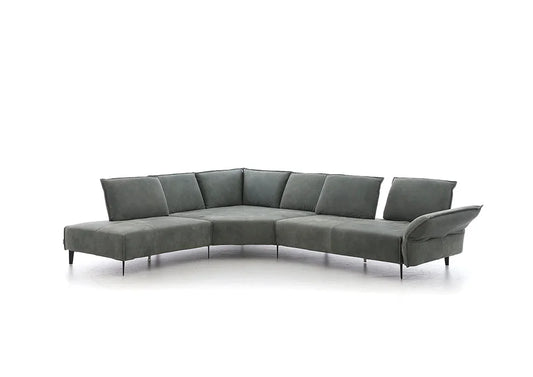 W.SCHILLIG Ecksofa bonnie 16660 Leder Z85/26 eucalyptus - Komfortmöbel24