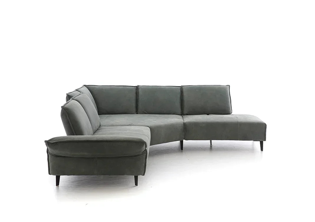 W.SCHILLIG Ecksofa bonnie 16660 Leder Z85/26 eucalyptus - Komfortmöbel24