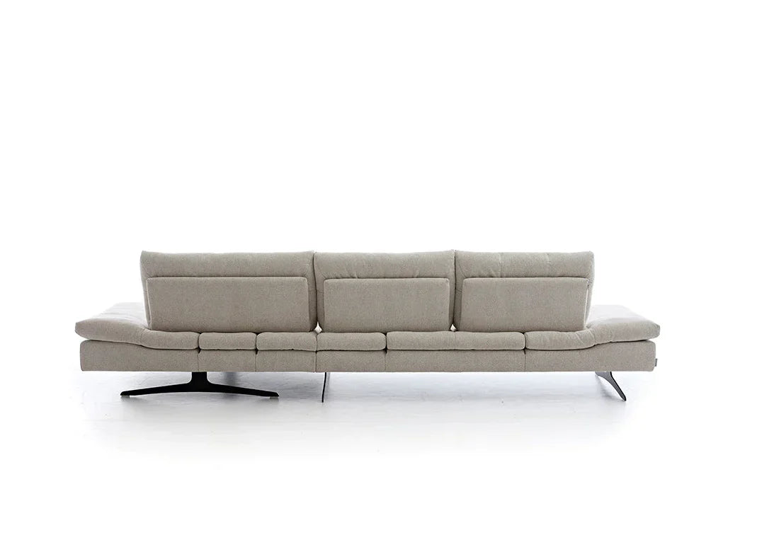 W.SCHILLIG Longchair seventy5 16741 Stoff S22/44 nature - Komfortmöbel24