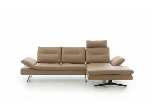 W.SCHILLIG Longchair seventy5 16741 Leder Z78/49 sand