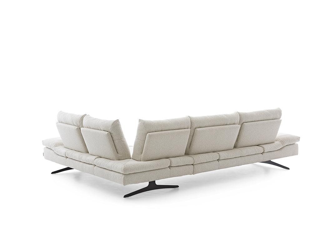 W.SCHILLIG Ecksofa seventy5 16741 Stoff O10/43 ivory - Komfortmöbel24
