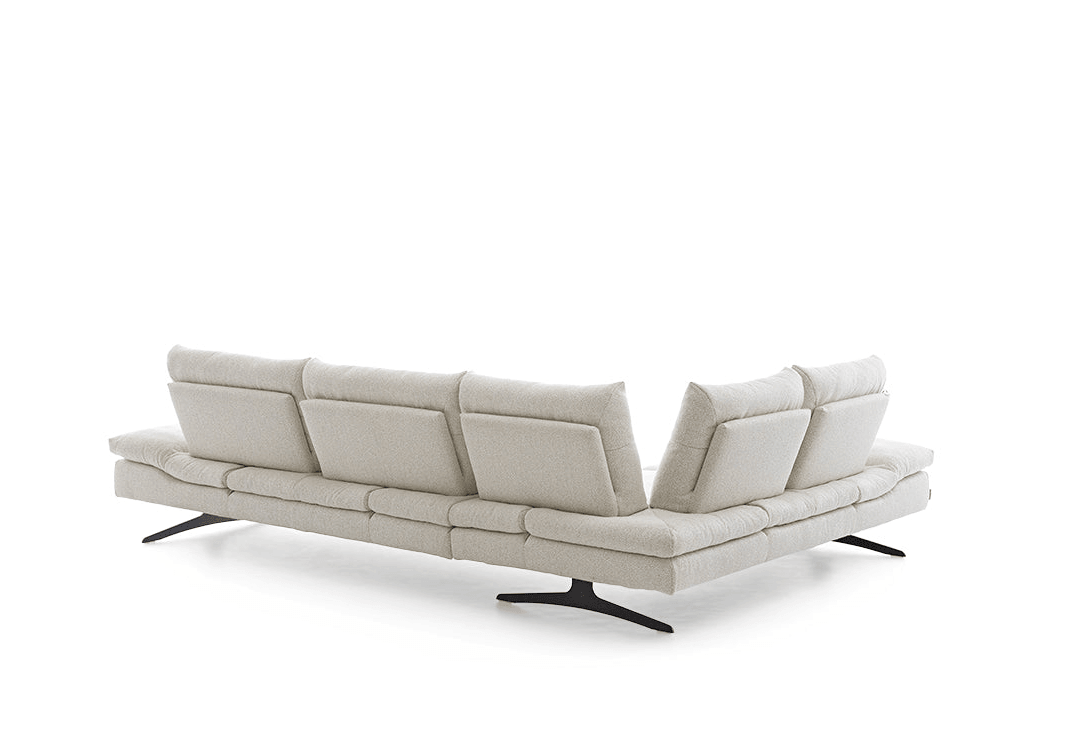 W.SCHILLIG Ecksofa seventy5 16741 Stoff O10/43 ivory - Komfortmöbel24