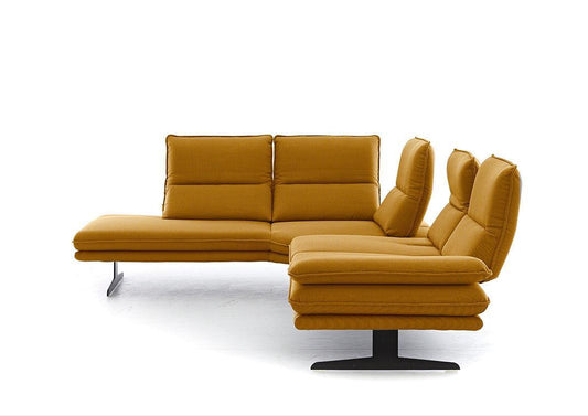 W.SCHILLIG Ecksofa broadway 16777 Stoff S37/51 brandy - Komfortmöbel24