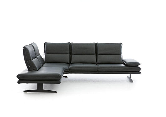 W.SCHILLIG Ecksofa broadway 16777 Leder Z84/39 forest - Komfortmöbel24