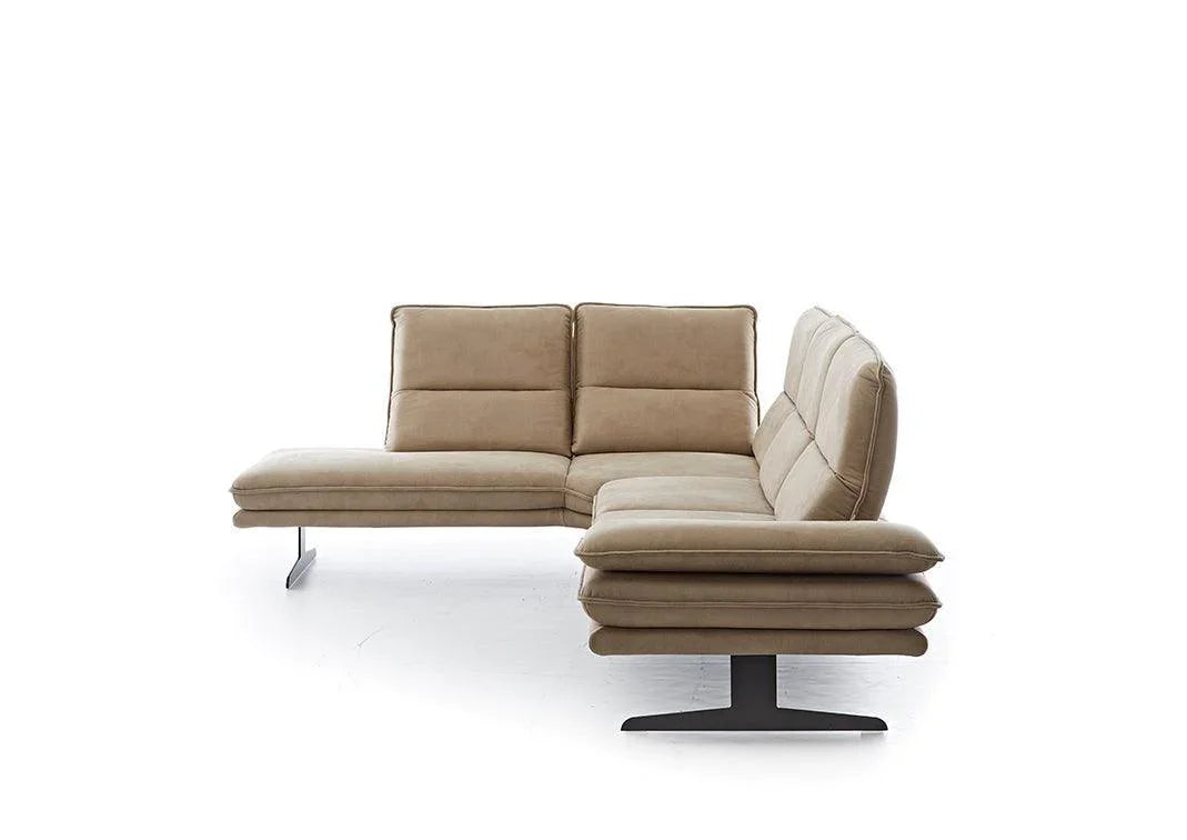 W.SCHILLIG Ecksofa broadway 16777 Stoff S37/49 taupe - Komfortmöbel24