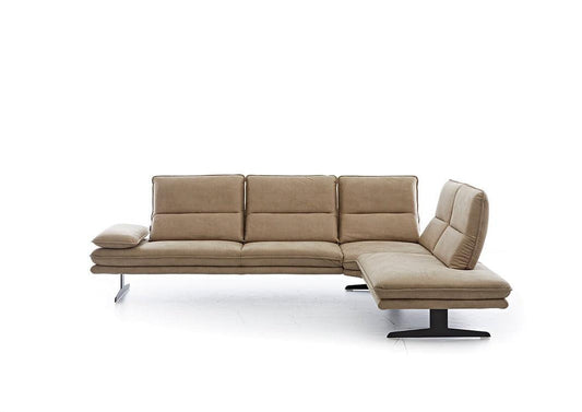 W.SCHILLIG Ecksofa broadway 16777 Stoff S37/49 taupe - Komfortmöbel24