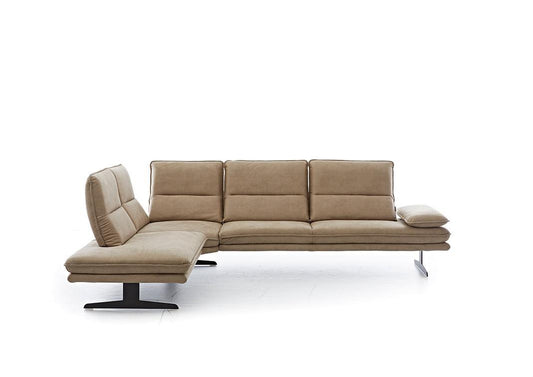 W.SCHILLIG Ecksofa broadway 16777 Stoff S37/49 taupe - Komfortmöbel24