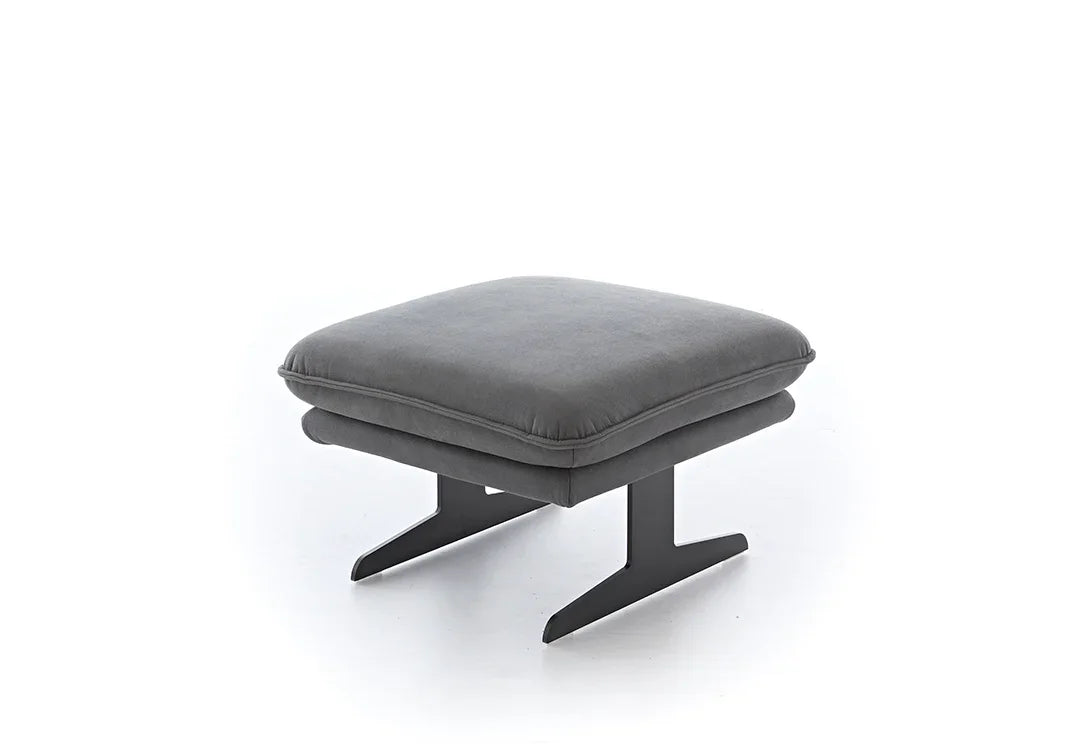 W.SCHILLIG Hocker broadway 16777 G60 Stoff S37/95 anthracite - Komfortmöbel24