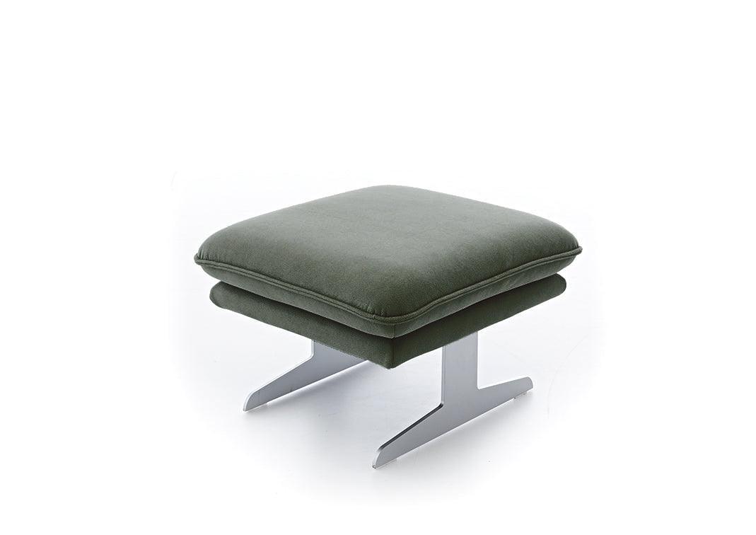 W.SCHILLIG Hocker broadway 16777 G60 Stoff R66/94 grey - Komfortmöbel24