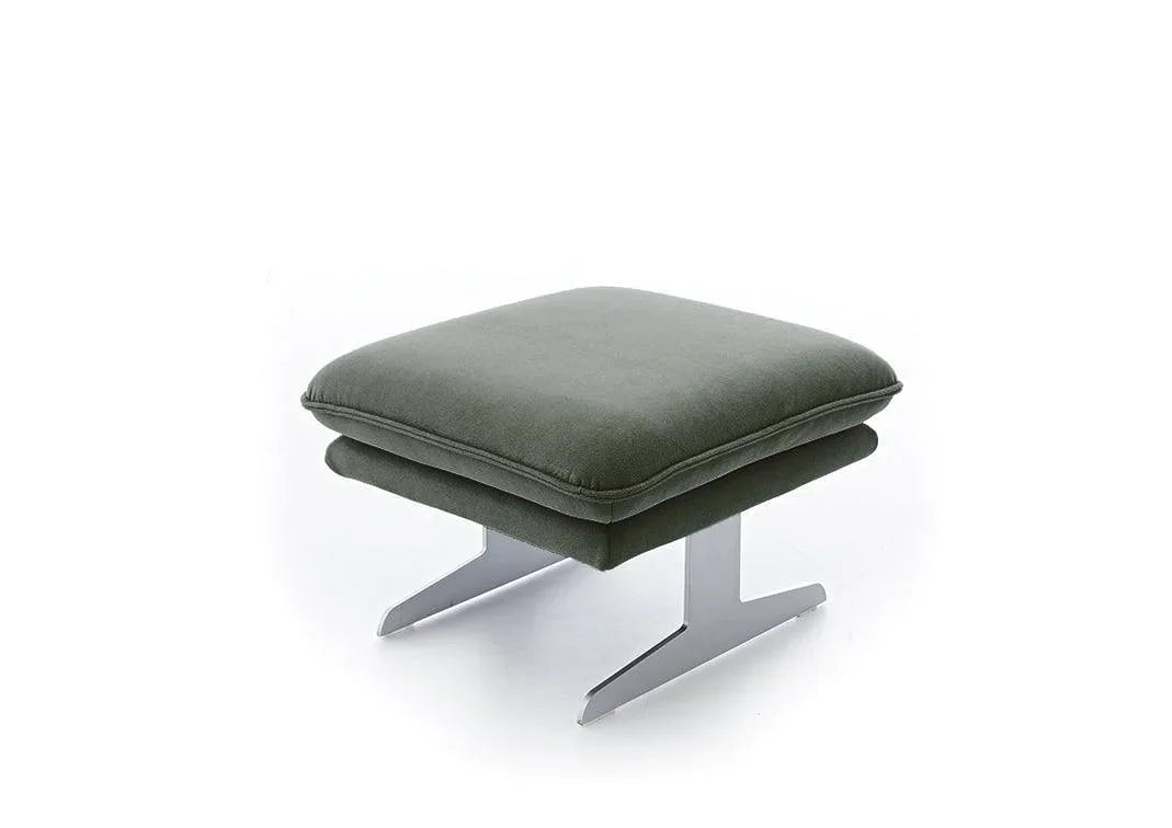W.SCHILLIG Hocker broadway 16777 G60 Stoff R66/94 grey - Komfortmöbel24