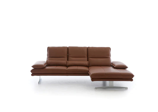 W.SCHILLIG Longchair broadway 16777 (B 271 cm) Leder Z98/50 cognac - Komfortmöbel24