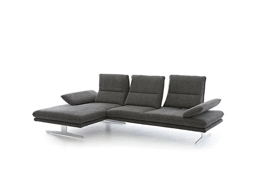W.SCHILLIG Longchair broadway 16777 Stoff S22/95 anthracite